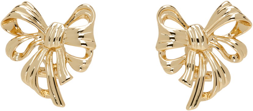 Øreringe Anine Bing ANINE BING Bow Earrings Metalisk | A-15-10711-GLD1