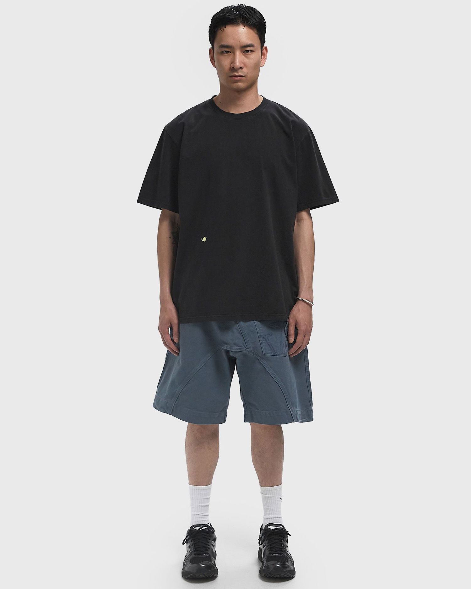 T-shirt JW Anderson JW Anderson Contrast Teapot Embroidery T-Shirt Sort | JT0300-PG1800-781, 1