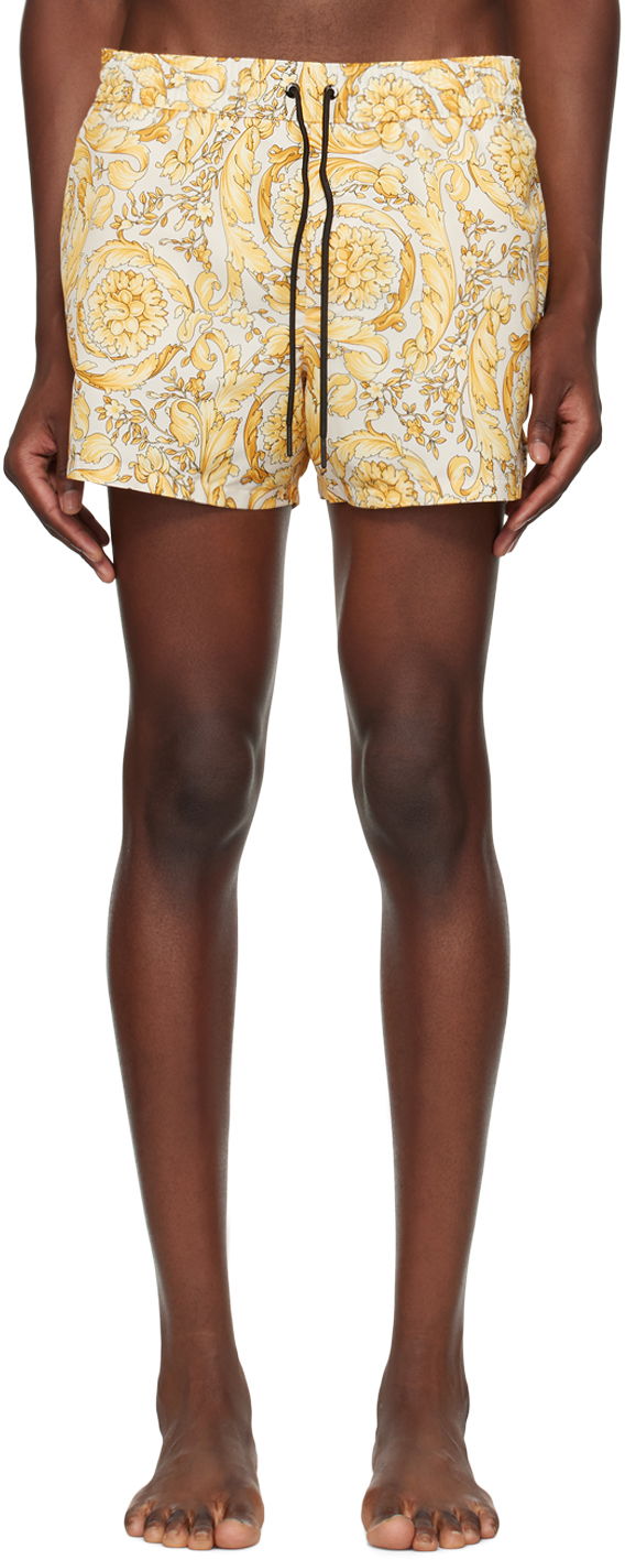 Badetøj Versace Swim Shorts Gul | ABU05020_1A11356