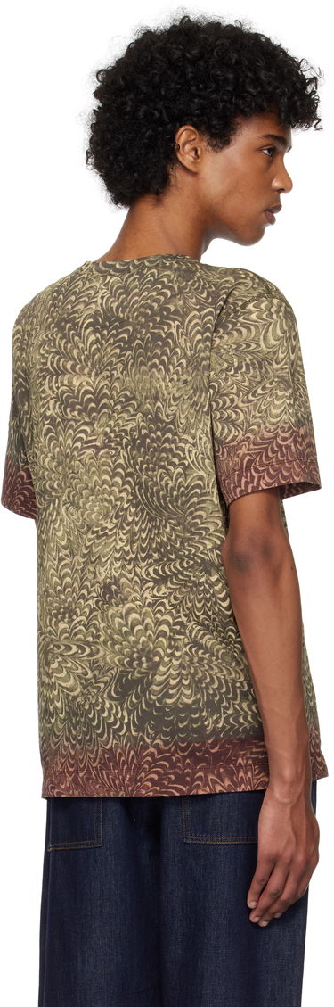 T-shirt Dries Van Noten Dries Van Noten Printed Cotton T-Shirt Grøn | 251-021145-1609, 2