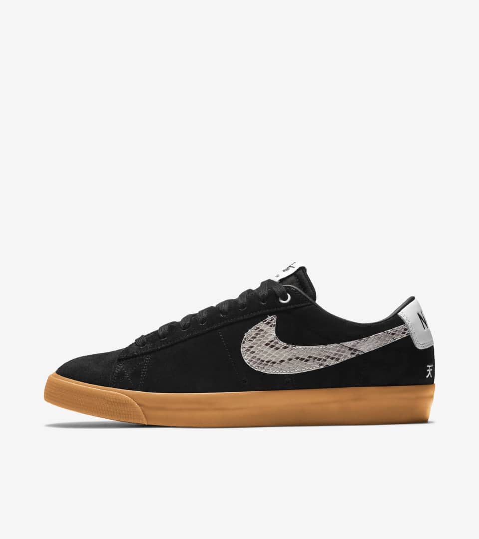 Sneakers og sko Nike SB Wacko Maria x Blazer Low SB "Snakeskin" Sort | DA7257-001, 0