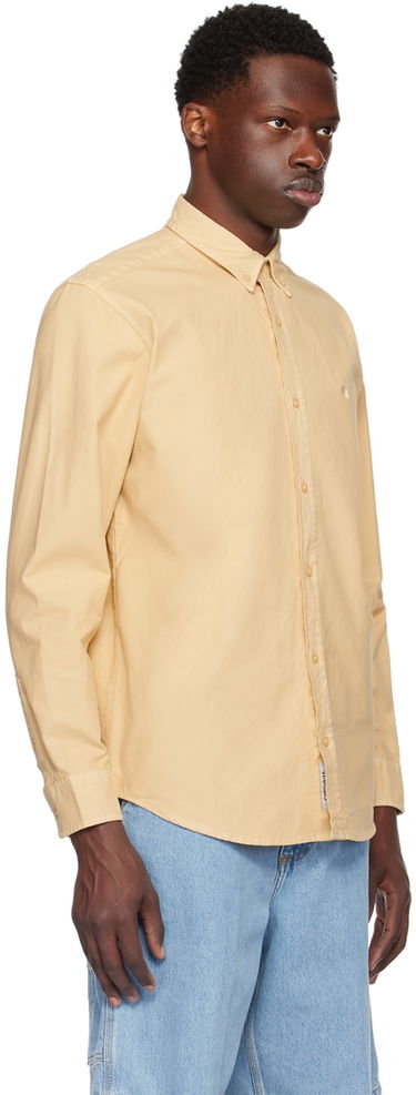 Skjorte Carhartt WIP Bolton Garment Dyed Shirt Blå | I030238, 1