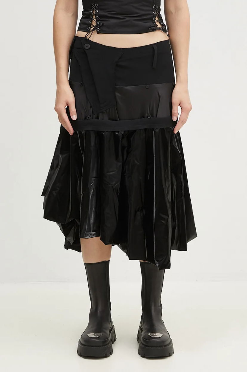 Nederdel Ottolinger Ottolinger Layered Balloon Mini A-Line Skirt Sort | 1110401921