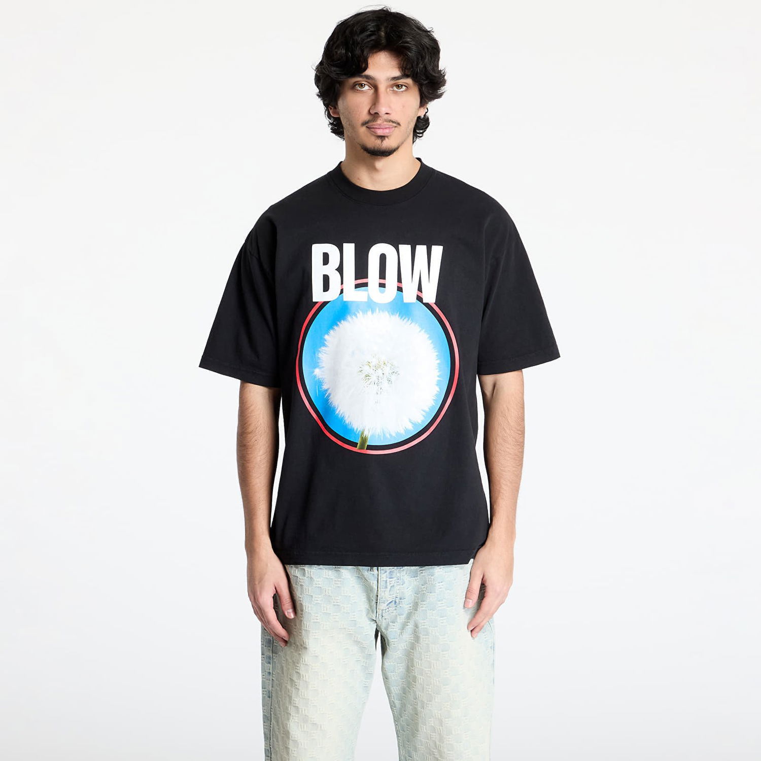 T-shirt Pleasures PLEASURES Blow T-Shirt Sort | P25SP054 BLACK, 0