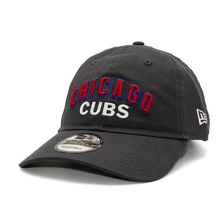 Kasket New Era 9TWENTY MLB Wordmark Chicago Cubs - Graphite Grå | 60503517, 0