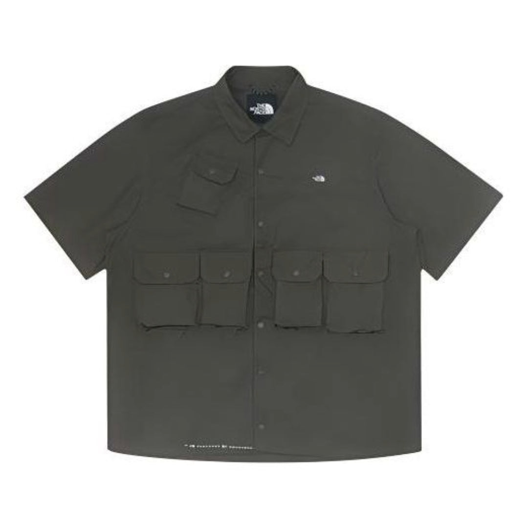 Skjorte The North Face Short Sleeve Shirt Grøn | NF0A885N-21L, 0