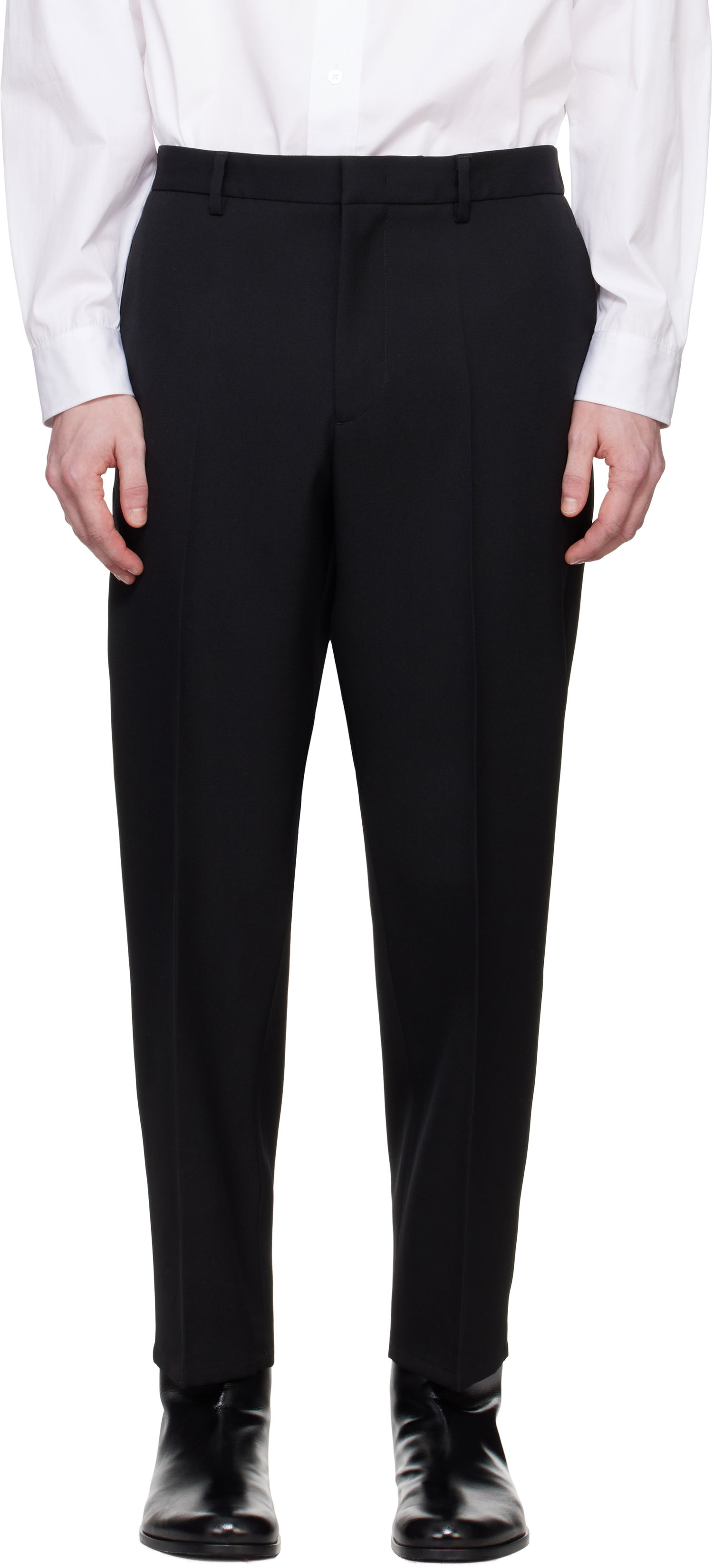 Bukser Jil Sander Jil Sander Tapered Trousers Sort | J21KA0011_J40002, 0