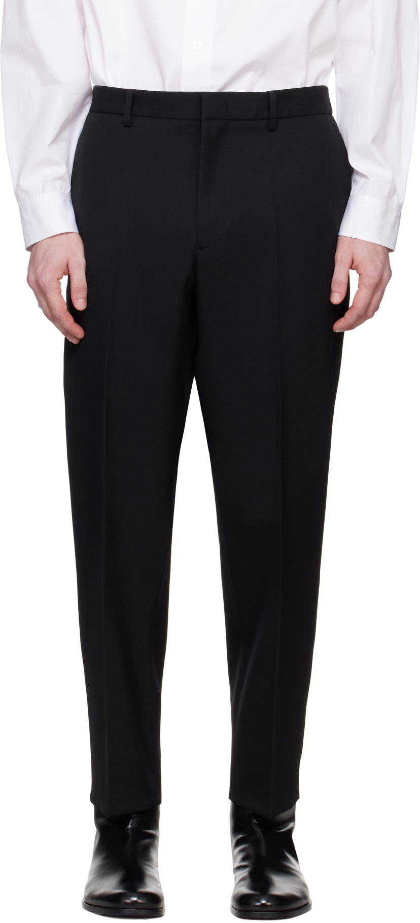 Bukser Jil Sander Jil Sander Tapered Trousers Sort | J21KA0011_J40002