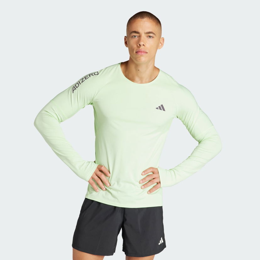 T-shirt adidas Performance Adizero Running Long Sleeve Hvid | IN1142
