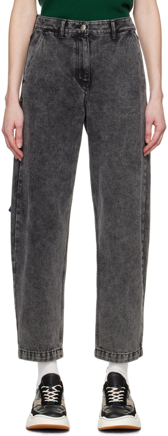 Jeans ADER ERROR Faded Denim Jeans Sort | BMSGFYJE0103BK