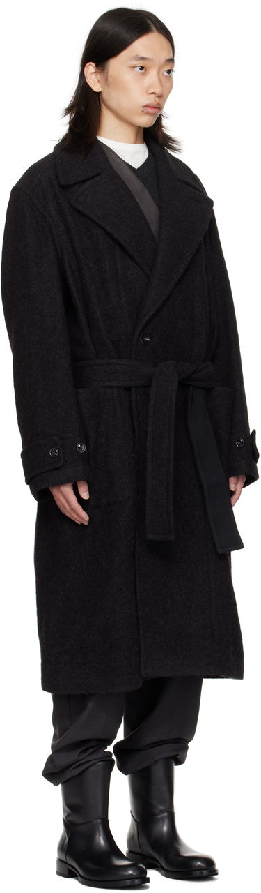 Frakker LEMAIRE Lemaire Soft Belted Coat Grøn | CO1135 LF504, 4