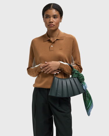 Skuldertaske Lacoste Lacoste LENGLEN Pleated Shoulder Bag Grøn | NU5011DP-946, 2