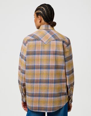 Skjorte Wrangler Loose Western Shirt XS Flerfarvet | 112372390:XS, 1