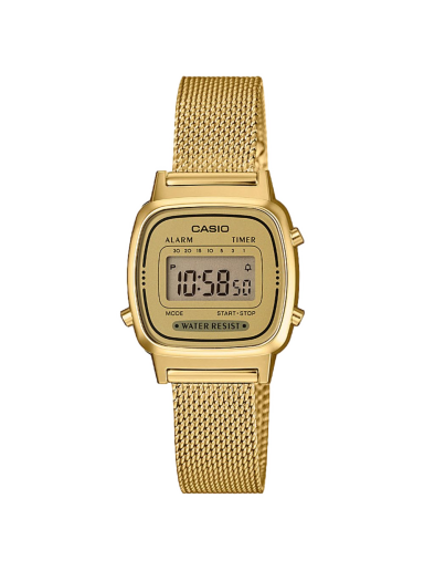 Ur CASIO Vintage LA670WEMY-9EF Metalisk | LA670WEMY-9EF