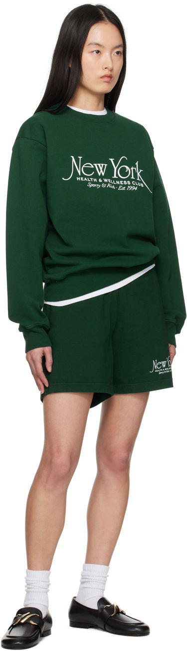 Shorts Sporty & Rich Sporty & Rich NY 94 Gym Shorts Grøn | SH039606034WH01, 3
