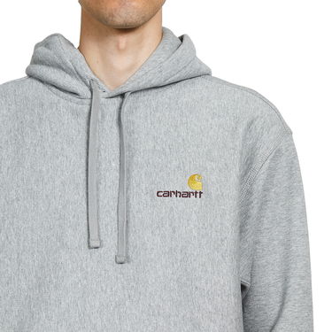 Sweatshirt Carhartt WIP Hooded American Script Grå | I028279.V6.XX, 3