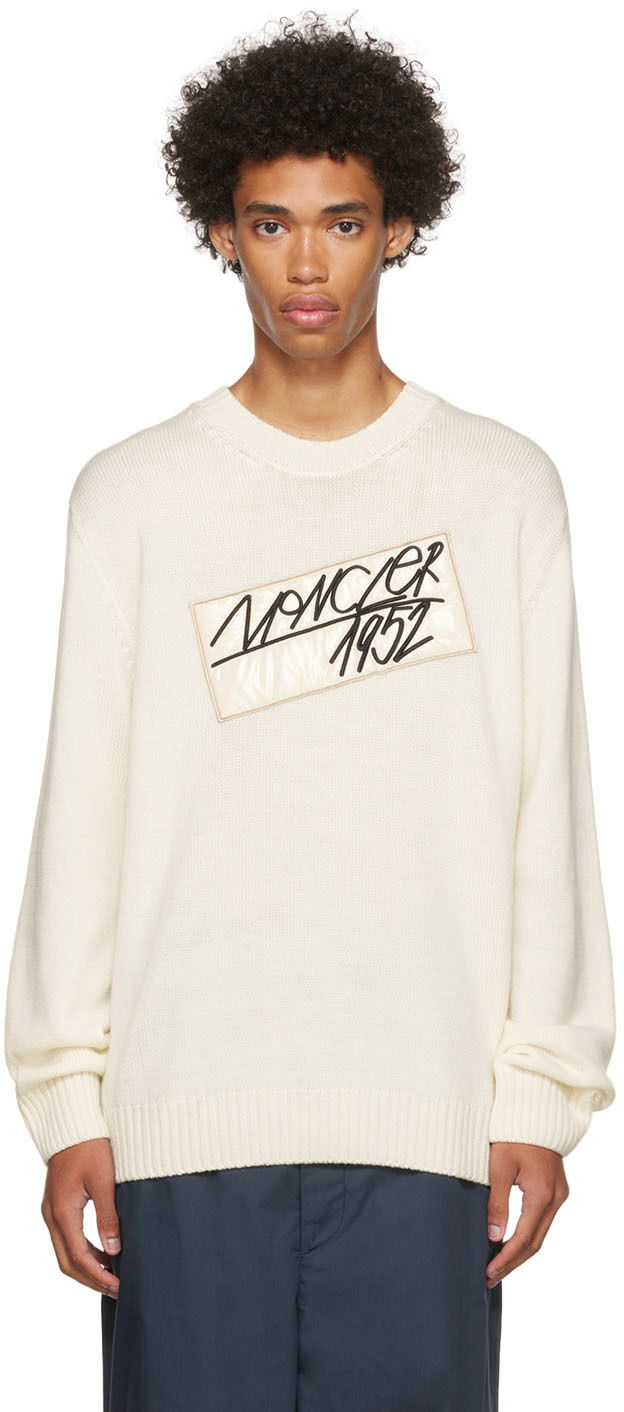 Sweater Moncler Genius 1952 Sweater Hvid | H20929C00005M2015, 0