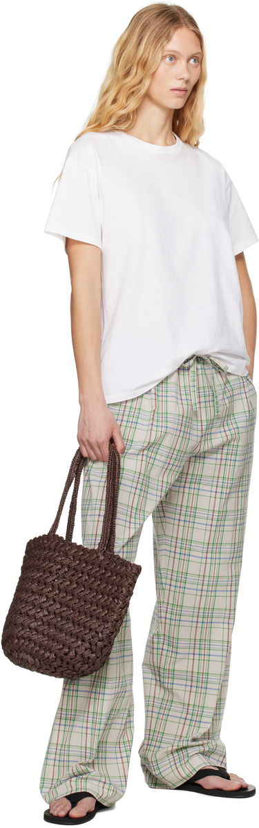 Mulepose The Row The Row Estelle Woven Tote Brun | W1655-W756, 3