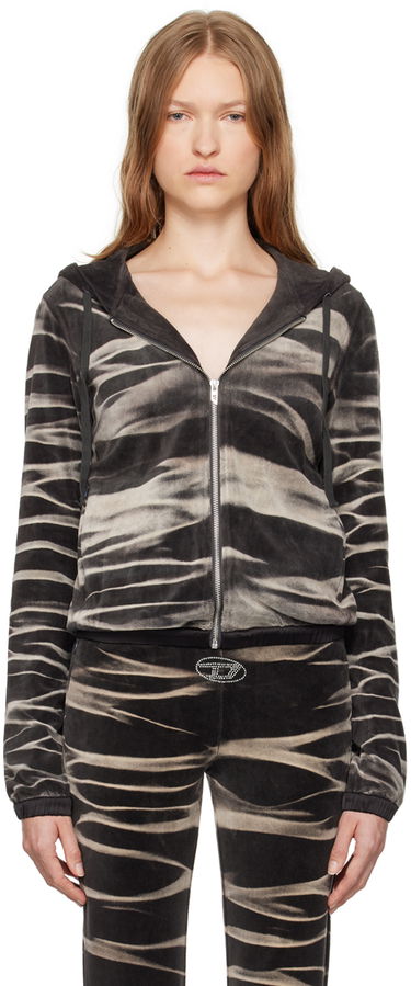 Træningsdragt Diesel Diesel F-Chinny Zip-Up Hoodie Grå | A14100 0BNDT, 0