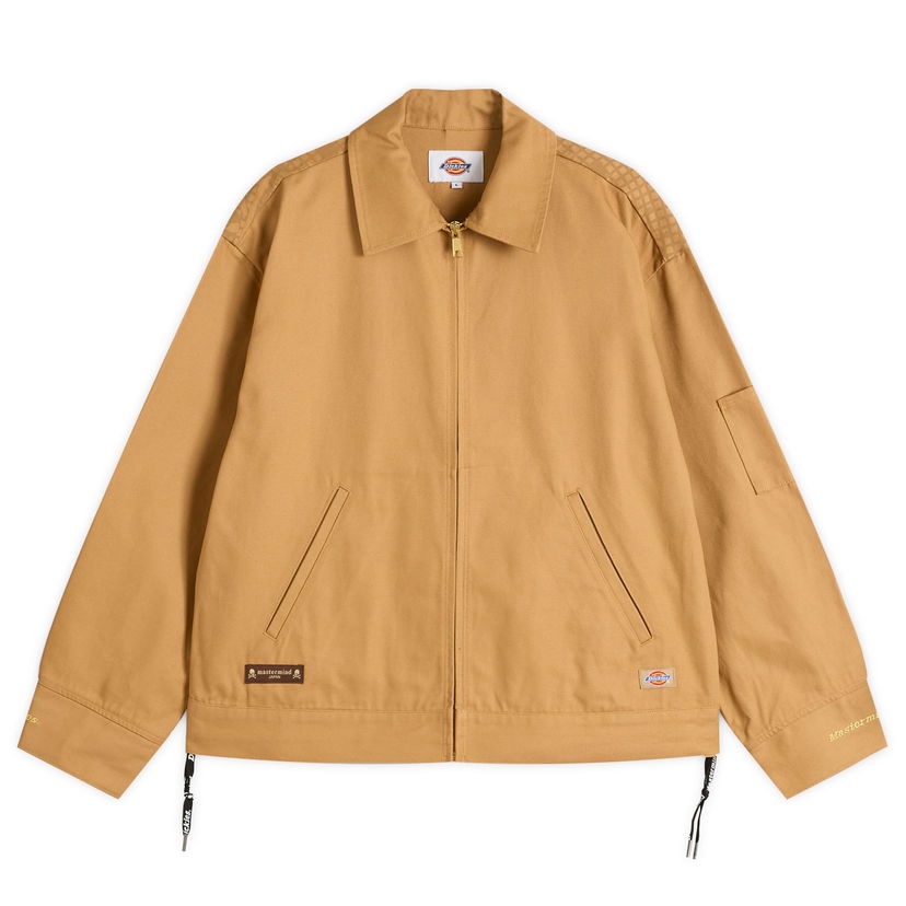 Jakke Mastermind WORLD Mastermind World x Dickies Duck Jacket, Size Large Beige | MJ25C14-BL101-1