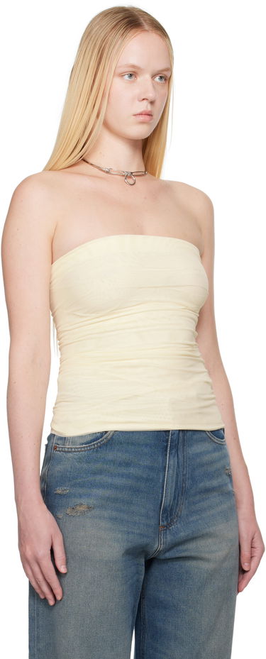 Tanktop Maison Margiela MM6 Maison Margiela Layered Tube Top Sort | S62NH0042 S24423, 4