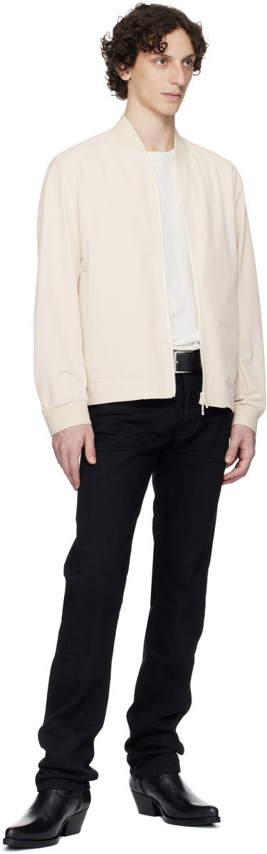 Bomberjakke BOSS Performance-Stretch Water-Repellent Jacket Hvid | 50545795, 3