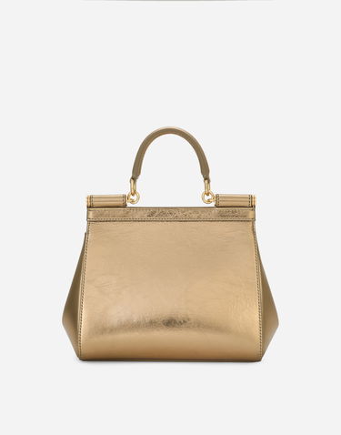 Håndtaske Dolce & Gabbana Dolce & Gabbana Sicily Medium Handbag Metalisk | BB6003AO8558H945, 3