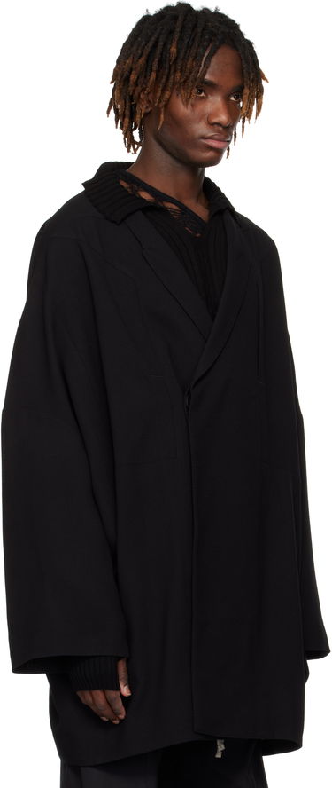 Frakker Rick Owens Rick Owens Oversized Arrowhead Jacket Sort | RU01E5751 WA, 1