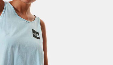Tanktop The North Face Fine Tank Angel Falls Blå | NF0A4SYBJH5, 5