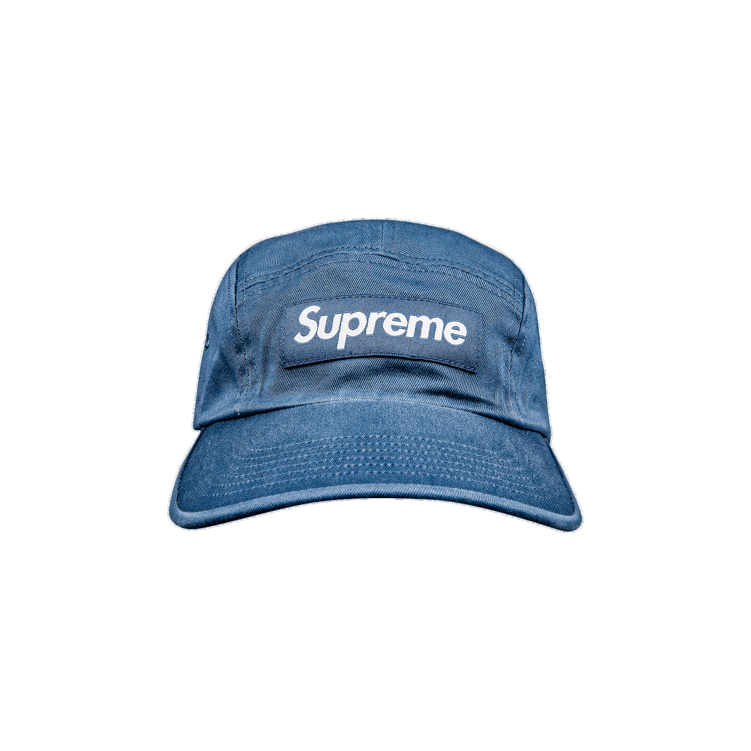 Kasket Supreme Washed Chino Twill Camp Cap Blå | FW20H7 SLATE, 0