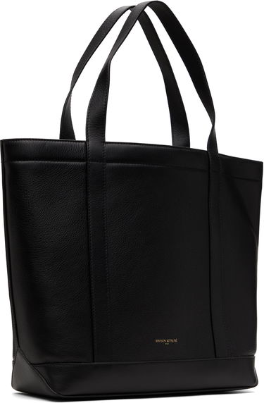 Mulepose MAISON KITSUNÉ Maison Kitsuné Fox Head Leather Medium Tote Sort | OW05110LC0045, 2