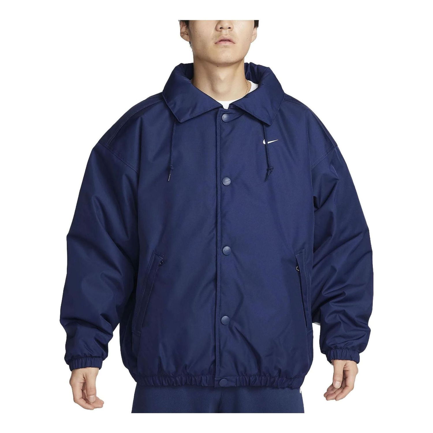 Parka Nike Sportswear Solo Swoosh Puffer Jacket Blå | FB7853-410, 0