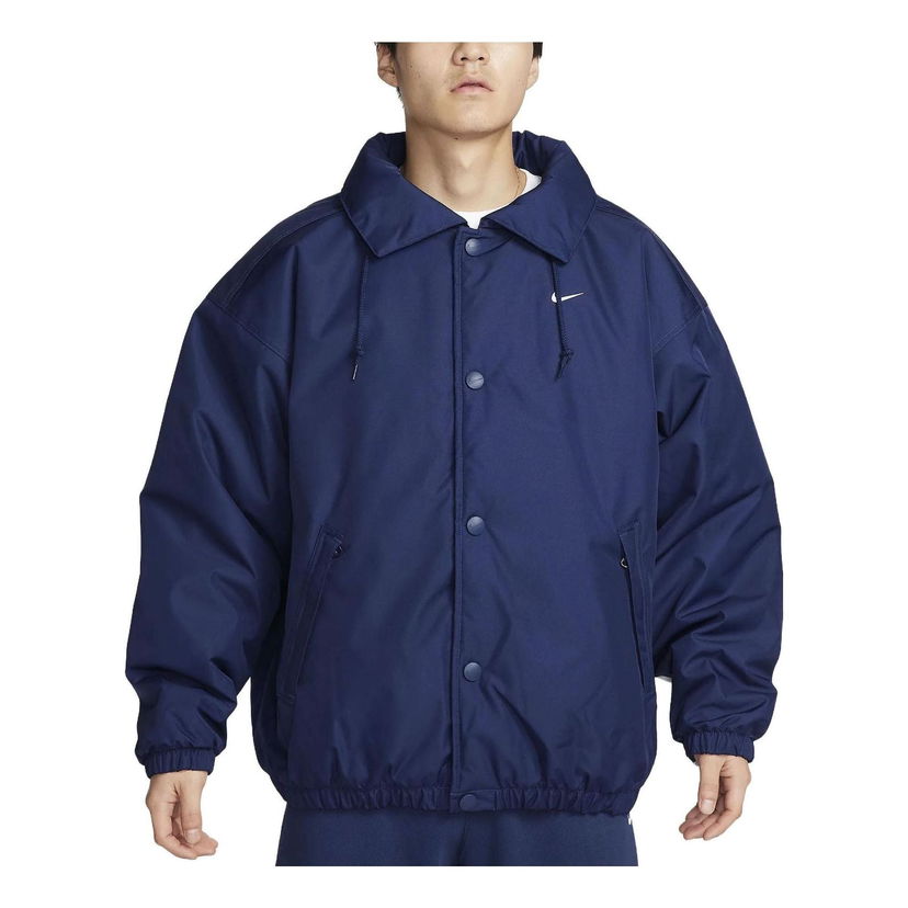Parka Nike Sportswear Solo Swoosh Puffer Jacket Blå | FB7853-410