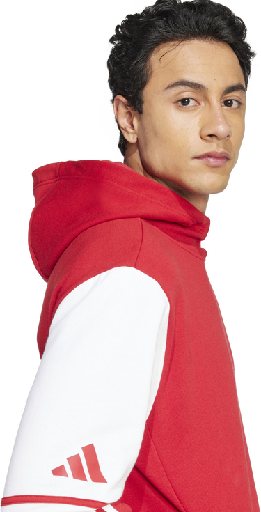 Sweatshirt adidas Originals SQ25 SW Hoodie Rød | jd2973, 4