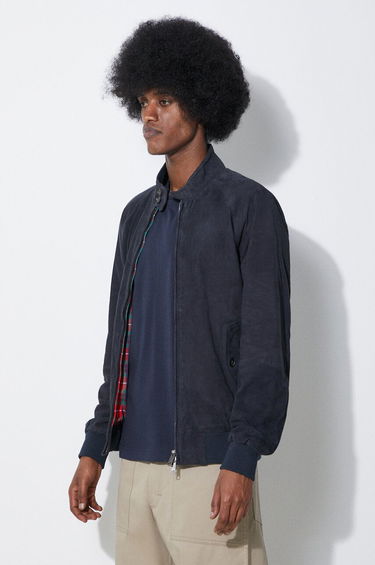 Bomberjakke Baracuta Baracuta G9 Suede Jacket Mørkeblå | BRCPS0939, 3