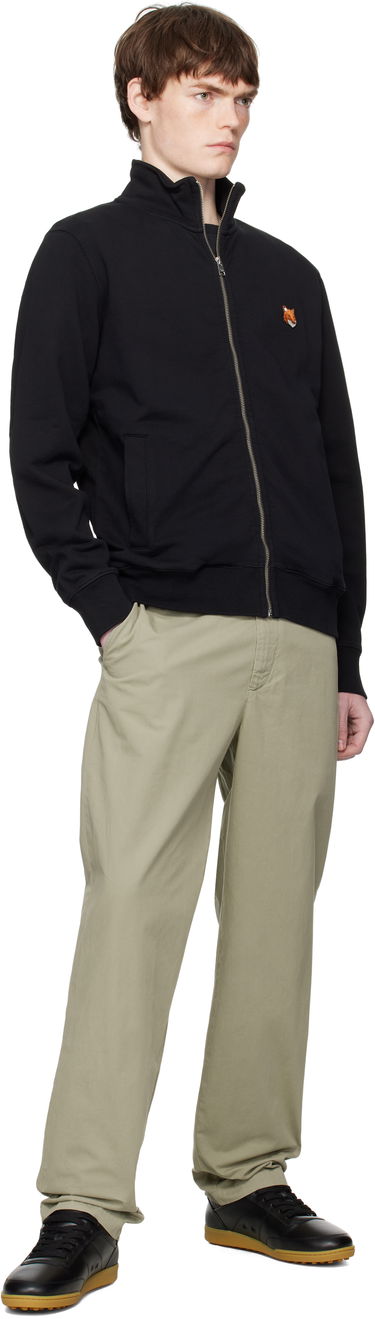 Sweatshirt MAISON KITSUNÉ Fox Head Patch Fullzip Regular Sweatshirt Sort | PM02134KM0340, 3