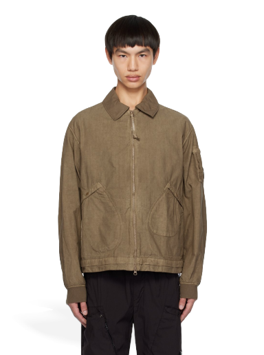 Bomberjakke C.P. Company Light Bomber Jacket Grøn | 14CMOW226A-006456G