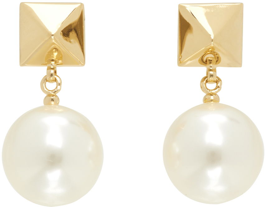 Øreringe Valentino Garavani Rockstud Pearl Earrings Metalisk | 3W2J0P91UXM, 0