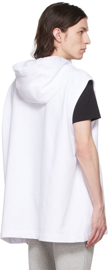 Sweatshirt Stella McCartney Cotton Sleeveless Hoodie Hvid | 6044523SNP32, 2