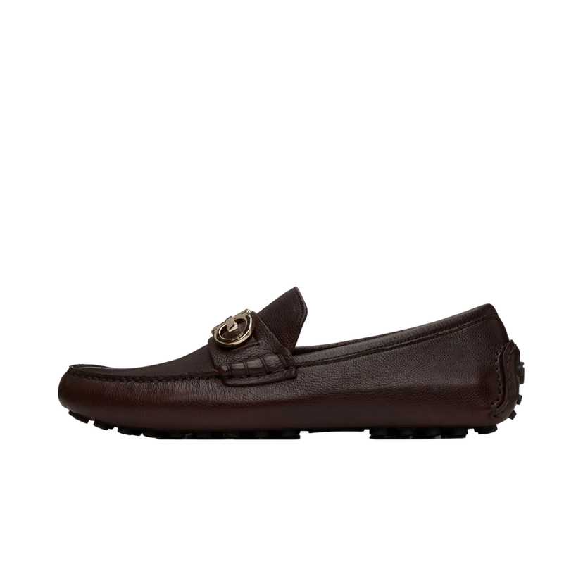 Sneakers og sko FERRAGAMO Leather Driver Loafers Brun | 758350 20983007