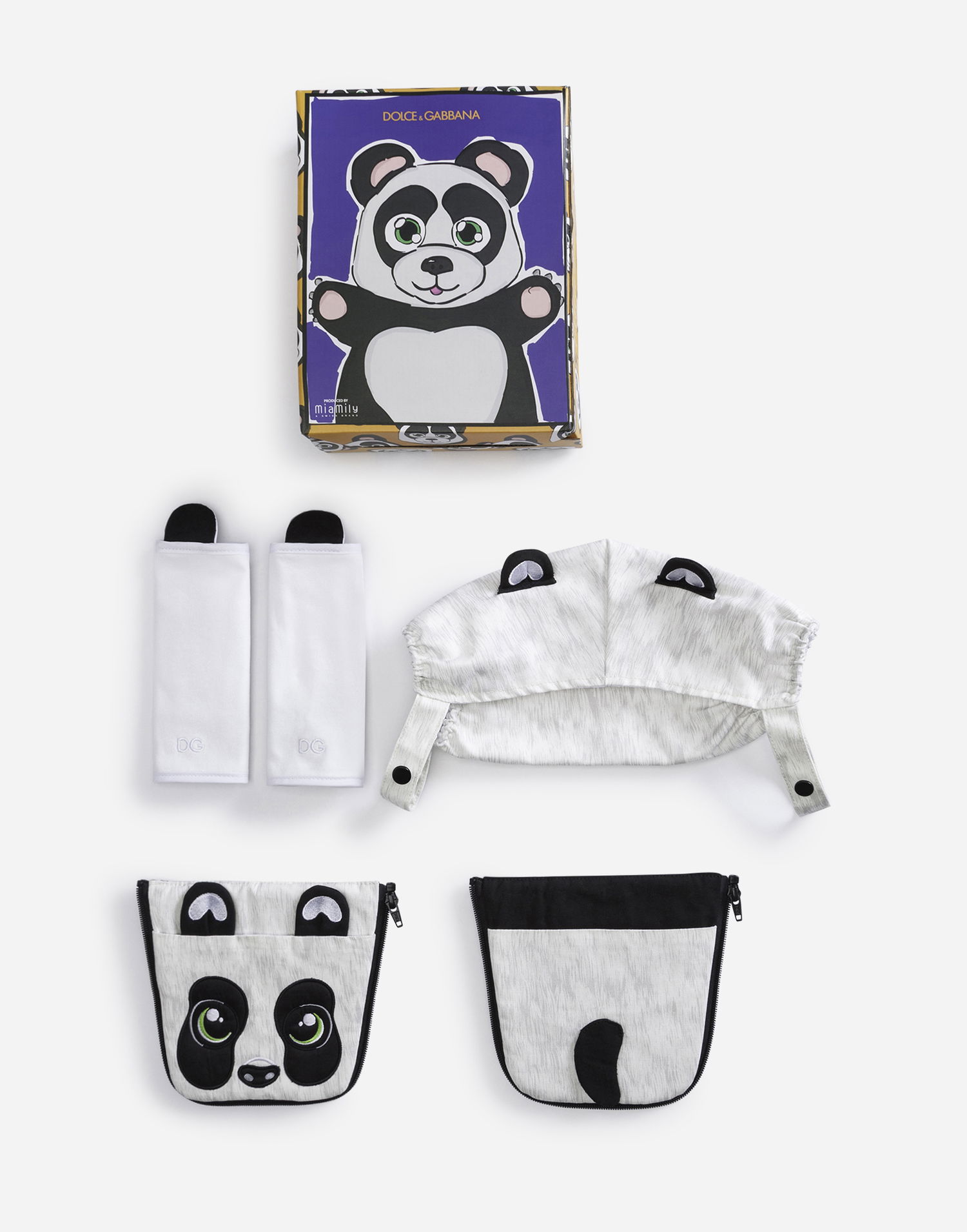 Rejsetaske Dolce & Gabbana Dolce & Gabbana Panda Baby Carrier Cover Set Grå | LCJA09G7QUBS9000, 0