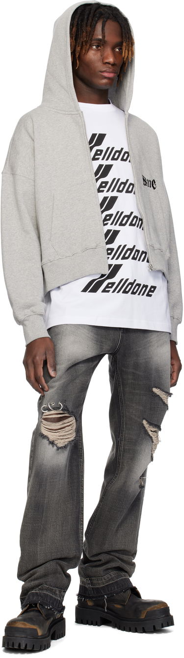 Jeans We11done We11done Distressed Jeans Grå | WD-DP0-25-333-M-BK, 3