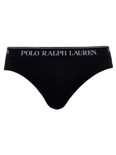Boksere Polo by Ralph Lauren Pack Of 3 Logo Waistband Briefs Sort | 714835884002