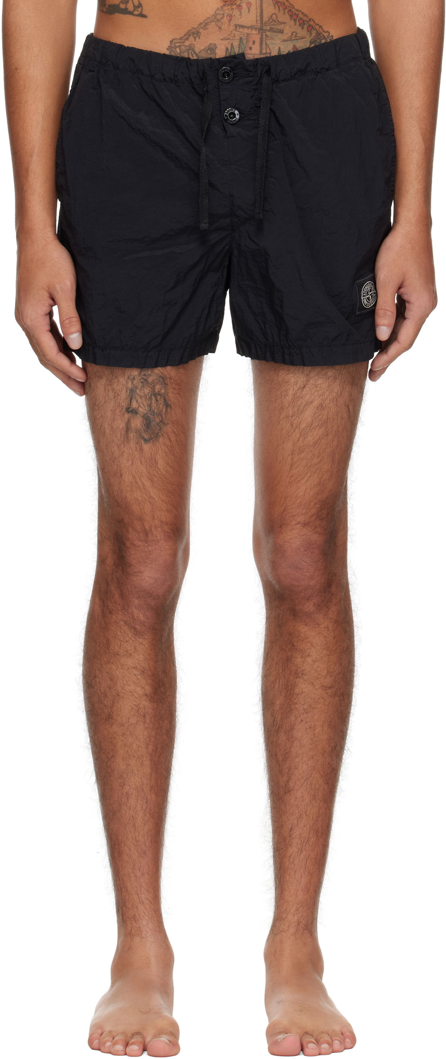 Badetøj Stone Island Stone Island Nylon Metal Swim Shorts Sort | K1S15B100006S0043, 0