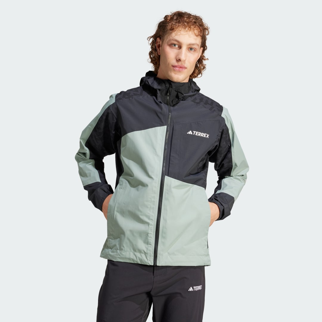 Jakke adidas Performance adidas TERREX TERREX Xperior Hybrid RAIN.RDY Sort | IP1419, 1