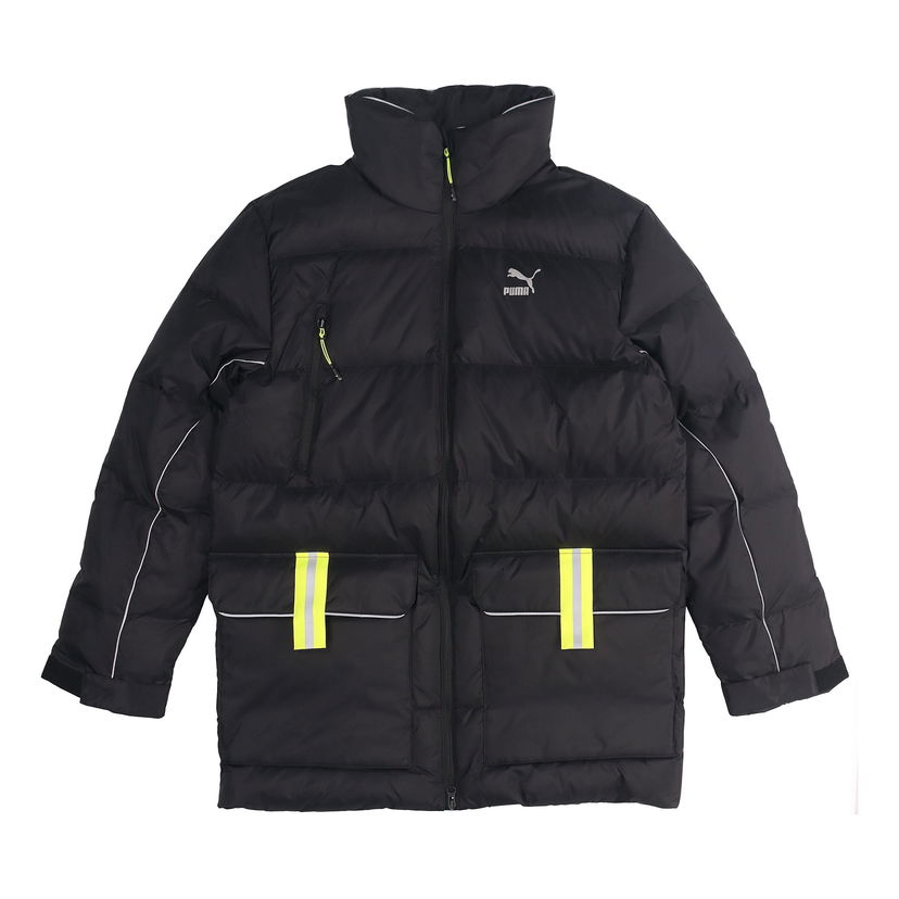 Puffer jakke Puma Reflective Lightweight Down Jacket Sort | 534487-01