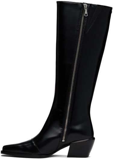 Tøj rag & bone Rag & Bone Joni Knee-High Boots Sort | WFF24FF018LE18, 2