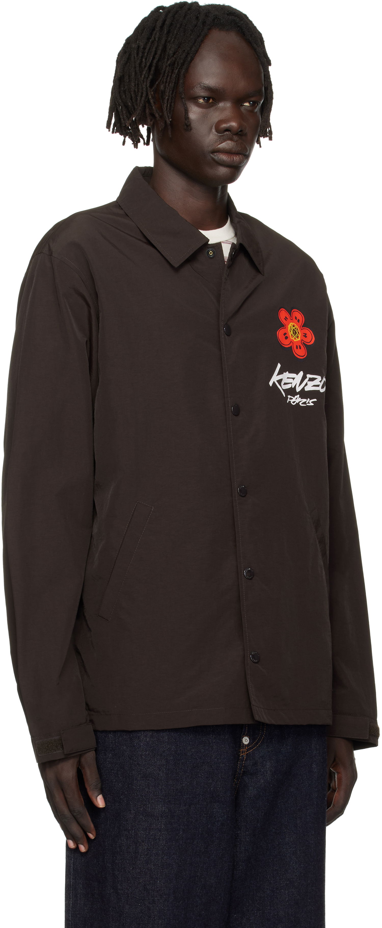 Jakke KENZO Kenzo Paris Futura 2000 Edition Coach Jacket Brun | FF65BL0619NT, 1