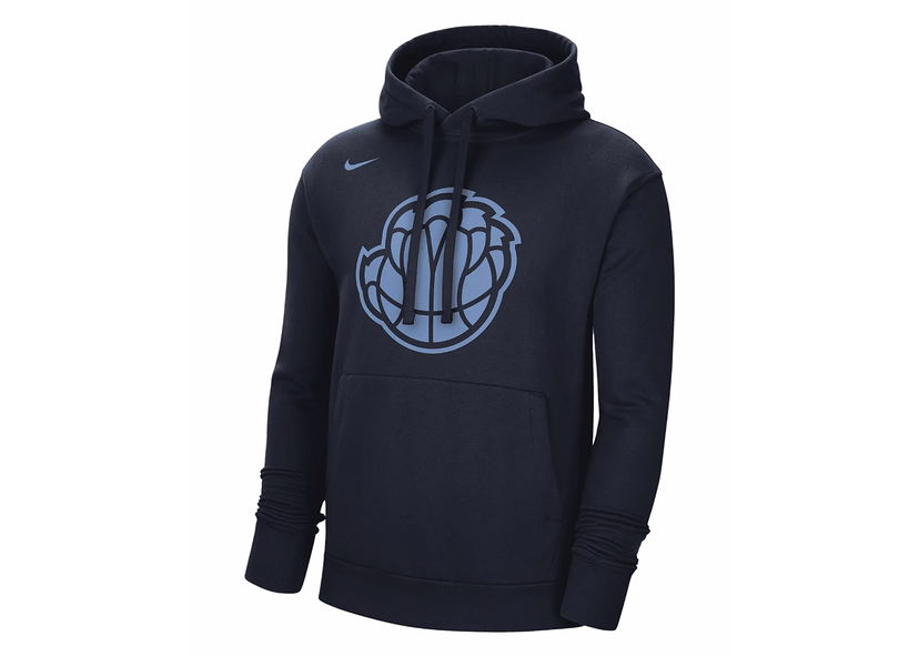 Sweatshirt Nike NBA Grizzlies Essential Fleece Pullover Hoodie Blå | DR9428-419
