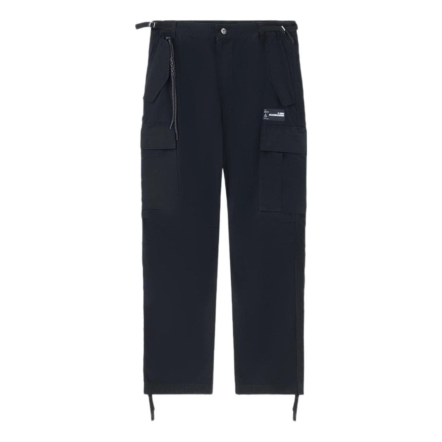 Cargo bukser Li-Ning Skateboarding Loose Fit Straight Pants Sort | AKXS087-2, 0